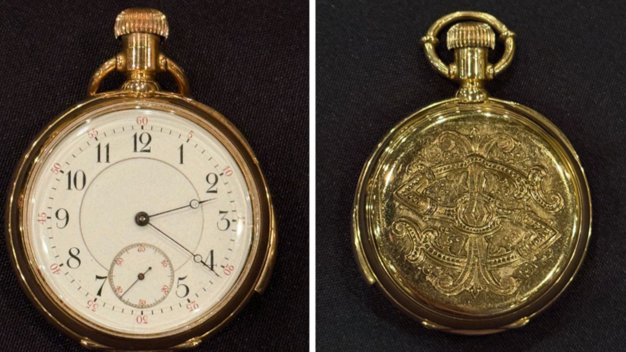 Titanic yolcusuna ilişkin altın saati rekor fiyata satıldı